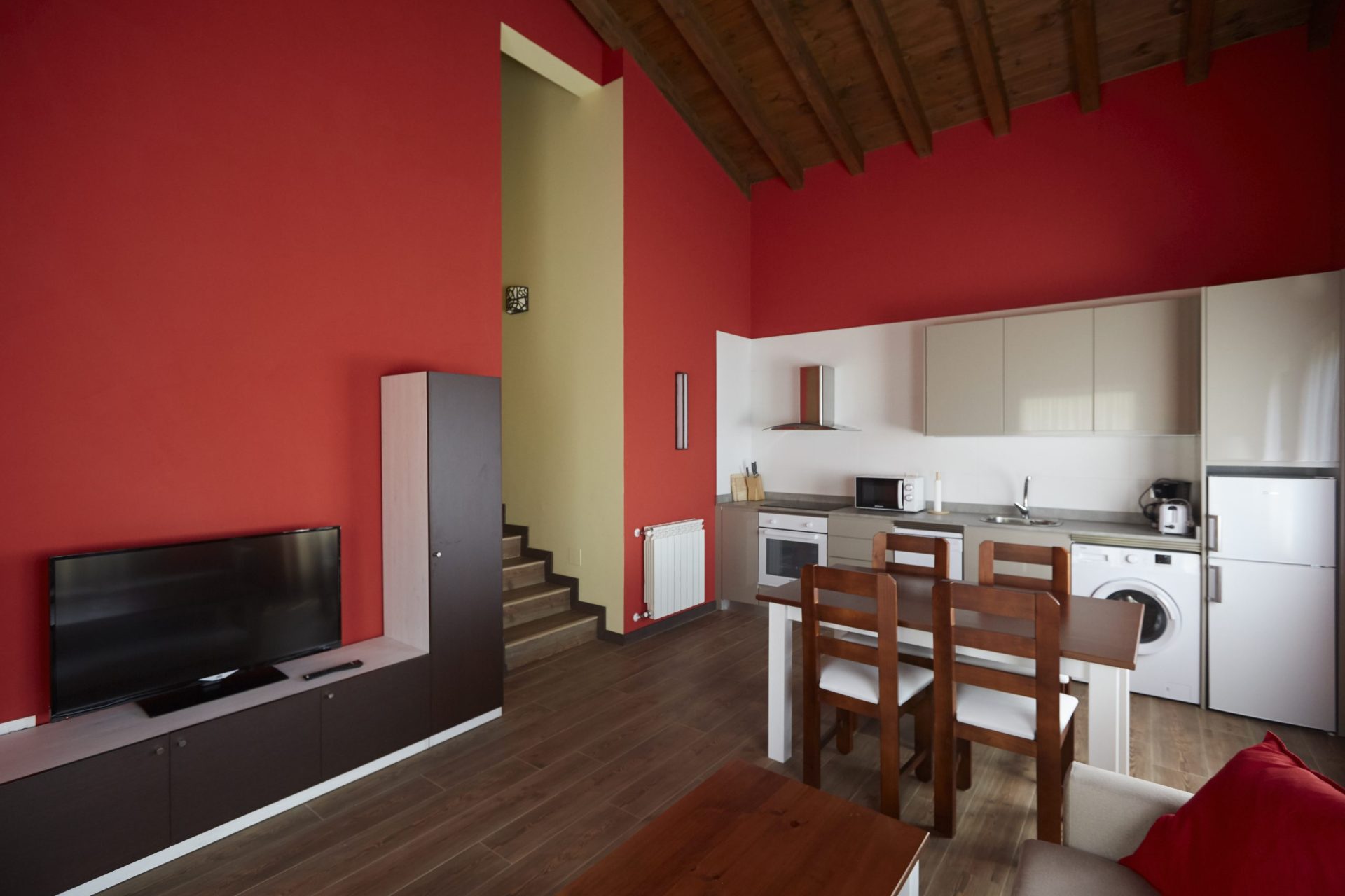 Interior de El Roble, apartamento rural en Asturias